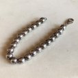 画像7: 【18.0cm】ITALY刻印 925 ボールチェーン シルバーブレスレット■ビンテージ アンティーク アクセサリー レトロ イタリア製 ヨーロッパ