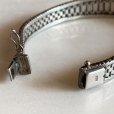 画像8: 【19.5cm】835刻印 ロック式 シルバーブレスレット■ビンテージ アンティーク アクセサリー レトロ ヨーロッパ