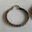画像2: 【2.9cm】925刻印 ヨーロッパ シルバー リングピアス■ビンテージ アンティーク EU ブロカント レディース アクセサリー