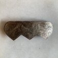 画像1: 【10.2cm×3.6cm】UNKNOWN 3連 ハート型 バレッタ■ビンテージ アンティーク EU ブロカント レディース ヘアアクセサリー シルバー色 (1)