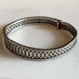 画像2: 【19.5cm】835刻印 ロック式 シルバーブレスレット■ビンテージ アンティーク アクセサリー レトロ ヨーロッパ