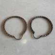 画像4: 【2.9cm】925刻印 ヨーロッパ シルバー リングピアス■ビンテージ アンティーク EU ブロカント レディース アクセサリー