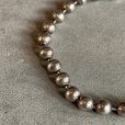画像2: 【23.2cm】ITALY刻印 925 ボールチェーン シルバーブレスレット■ビンテージ アンティーク アクセサリー レトロ イタリア製 ヨーロッパ