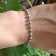 画像9: 【23.2cm】ITALY刻印 925 ボールチェーン シルバーブレスレット■ビンテージ アンティーク アクセサリー レトロ イタリア製 ヨーロッパ