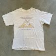 画像1: 【Ladies or S】anvil 'peace' 鳩 プリントTシャツ 白■ビンテージ オールド アメリカ古着 アンビル オールコットン 鳥 ハト レディース (1)