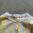 画像3: 【Ladies】70s USA製 Suzy Star 長袖ロングワンピース イエロー 薄黄色■ビンテージ レトロ アメリカ古着 レディース レース