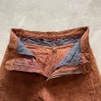 画像5: 【W27-W28】UNKNOWN カットオフ ディアスキン ショートパンツ 茶■ビンテージ アメリカ古着 レディース ショーツ レザーパンツ 革パン