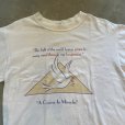 画像2: 【Ladies or S】anvil 'peace' 鳩 プリントTシャツ 白■ビンテージ オールド アメリカ古着 アンビル オールコットン 鳥 ハト レディース