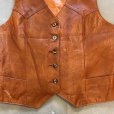 画像6: 【Ladies】メキシコ製 Beau-Geste レザーベスト ブラウン 茶色■ビンテージ オールド レトロ アメリカ古着 レディース 70s ウエスタン