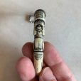 画像2: 【7.8cm】三猿 見ざる キーホルダー■ビンテージ アンティーク ヨーロッパ雑貨 キーチェーン ストラップ 牙 角