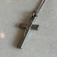 画像3: 【2.3cm×1.3cm】キリスト 十字架 ペンダント ネックレス■ビンテージ アンティーク アクセサリー シルバーチェーン クロス