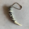画像3: 【7.8cm】三猿 見ざる キーホルダー■ビンテージ アンティーク ヨーロッパ雑貨 キーチェーン ストラップ 牙 角