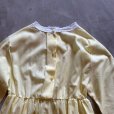 画像6: 【Ladies】70s USA製 Suzy Star 長袖ロングワンピース イエロー 薄黄色■ビンテージ レトロ アメリカ古着 レディース レース