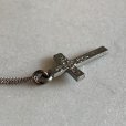 画像4: 【2.3cm×1.3cm】キリスト 十字架 ペンダント ネックレス■ビンテージ アンティーク アクセサリー シルバーチェーン クロス