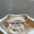 画像2: 【Ladies】80s UNKNOWN オールコットン モックネック ポケットTシャツ 生成り■ビンテージ アメリカ古着 レディース シングルステッチ (2)