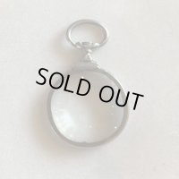 【直径3.5cm】ヨーロッパ アンティーク ルーペ■ビンテージ ブロカント 雑貨 虫眼鏡 ペンダント インテリア アクセサリー