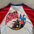 画像2: 【Ladies】80s Knit Classic バックプリント ラグランTシャツ 白赤■ビンテージ オールド アメリカ古着 レディース シングルステッチ