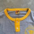 画像2: 【Ladies】80s USA製 T-PLUS ヘンリーネックTシャツ 黄色×グレー■ビンテージ オールド アメリカ古着 レディース シングルステッチ