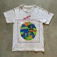 画像1: 【Ladies or Kids】90s Hanes トライアスロン プリントTシャツ ライトグレー■ビンテージ オールド アメリカ古着 レディース ヘインズ (1)
