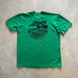 画像2: 【Ladies】80s USA製 STEDMAN バックプリント ポケットTシャツ 緑■ビンテージ オールド アメリカ古着 レディース シングルステッチ