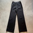 画像6: 【W25】70s USA製 ACTIII ポリエステル フレアパンツ ブラック 黒■ビンテージ オールド レトロ アメリカ古着 レディース