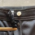 画像3: 【W25】70s USA製 ACTIII ポリエステル フレアパンツ ブラック 黒■ビンテージ オールド レトロ アメリカ古着 レディース