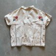画像6: 【Ladies】ハンドメイド 刺繍 半袖シャツ 白■ビンテージ レトロ アメリカ古着 レディース エスニック クロスステッチ ボヘミアン
