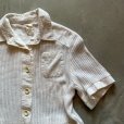 画像4: 【Ladies】UNKNOWN コットン×メッシュ 半袖ロングワンピース 白■ビンテージ オールド レトロ ヨーロッパ古着 レディース