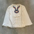 画像1: 【Ladies】JC Penney 刺繍 ボヘミアン チュニック ブラウス 白■ビンテージ レトロ アメリカ古着 レディース エスニック プルオーバー (1)