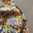 画像4: 【Ladies】70s Caron ホルターネック キャミソール 黄色 花柄■ビンテージ レトロ アメリカ古着 レディース ワンピース コットン
