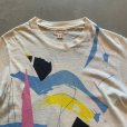 画像2: 【Ladies】ボロ 80s UNKNOWN アート プリントTシャツ 白■ビンテージ オールド アメリカ古着 レディース シングルステッチ
