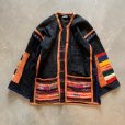 画像1: 【Ladies】ハンドメイド 刺繍&パッチワーク エスニックジャケット■ビンテージ レトロ アメリカ古着 レディース タイ アカ族 民族 (1)