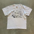 画像1: 【Ladies or S】2010s STEYOYOKE RECORDINGS プリントTシャツ 白■ヨーロッパ古着 ドイツ レコード会社 音楽 レディース (1)