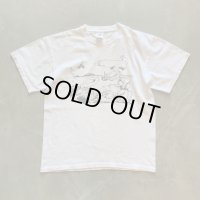 【Ladies or S】2010s STEYOYOKE RECORDINGS プリントTシャツ 白■ヨーロッパ古着 ドイツ レコード会社 音楽 レディース