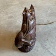 画像2: 【33cm】セラミック テレビランプ テーブルライト■ビンテージ アンティーク レトロ アメリカ雑貨 デスクライト 帆船 照明 マリン 50s-60s