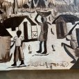 画像4: 【40cm×60.5cm】ハンドペイント アフリカン キャンバス×アクリル ウォールデコ■ビンテージ アート 手描き 絵画