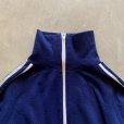 画像2: 【XL】80s USA製 ACTIVEWEAR アクリル フルジップ ジャージトップス ネイビー■ビンテージ オールド アメリカ古着 トラックジャケット