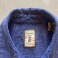 画像4: 【M/L】Jamaica Jaxx ボックス 半袖シルクシャツ ブルー 青 総柄■ビンテージ オールド アメリカ古着 開襟 オープンカラー
