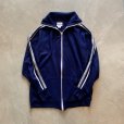 画像6: 【XL】80s USA製 ACTIVEWEAR アクリル フルジップ ジャージトップス ネイビー■ビンテージ オールド アメリカ古着 トラックジャケット