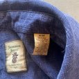 画像5: 【M/L】Jamaica Jaxx ボックス 半袖シルクシャツ ブルー 青 総柄■ビンテージ オールド アメリカ古着 開襟 オープンカラー