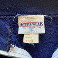 画像5: 【XL】80s USA製 ACTIVEWEAR アクリル フルジップ ジャージトップス ネイビー■ビンテージ オールド アメリカ古着 トラックジャケット