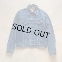 【M】70s-80s SEARS デニムジャケット ブルー 青■ビンテージ オールド アメリカ古着 USA製 シアーズ トラッカージャケット 4thタイプ