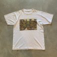 画像1: 【L】90s UNKNOWN アフリカン プリントTシャツ 白■ビンテージ オールド アメリカ古着 アート エスニック シングルステッチ (1)