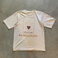 画像1: 【L】90s SHAKLEE CARES プリントTシャツ 生成り色■ビンテージ オールド アメリカ古着 ハート ファミリー シングルステッチ (1)