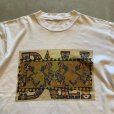 画像2: 【L】90s UNKNOWN アフリカン プリントTシャツ 白■ビンテージ オールド アメリカ古着 アート エスニック シングルステッチ