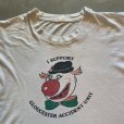 画像2: 【M】70s-80s UNKNOWN ピエロ 染み込みプリントTシャツ 白■ビンテージ オールド アメリカ古着 シングルステッチ オールコットン