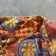 画像3: 【L/XL】70s UNKNOWN 長袖シャツ 総柄 茶系■ビンテージ オールド レトロ アメリカ古着 ビッグサイズ ヒッピー