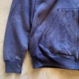 画像5: 【M】メキシコ製 Champion ジップアップ スウェットパーカー ネイビー フェード■ビンテージ アメリカ古着 2000s チャンピオン トレーナー