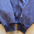 画像7: 【M】メキシコ製 Champion ジップアップ スウェットパーカー ネイビー フェード■ビンテージ アメリカ古着 2000s チャンピオン トレーナー