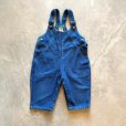 画像1: 【Kids】90s BLUES IN MOTION デニム オーバーオール サロペット ブルー 青■ビンテージ オールド アメリカ古着 子供服 キッズ服 (1)